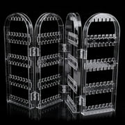 Transparent Earrings Ear Studs Necklace Jewelry Display Rack Stand Organizer