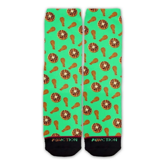 Function - Chicken And Waffles Pattern Fashion Socks