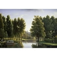 thumbnail image 2 of Bidauld, Jean-Joseph-Xavier 24x18 Black Modern Framed Museum Art Print Titled - Le Parc De Mortefontaine, 2 of 4