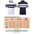 thumbnail image 2 of MAWCLOS Men T Shirts Short Sleeve Tops Button Polo Shirt Athletic Summer Lapel Neck Tee White S, 2 of 2