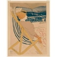 thumbnail image 2 of Henri de Toulouse-Lautrec 19x24 Black Ornate Framed Double Matted Museum Art Print Titled: The Passenger of 54 (1896), 2 of 5