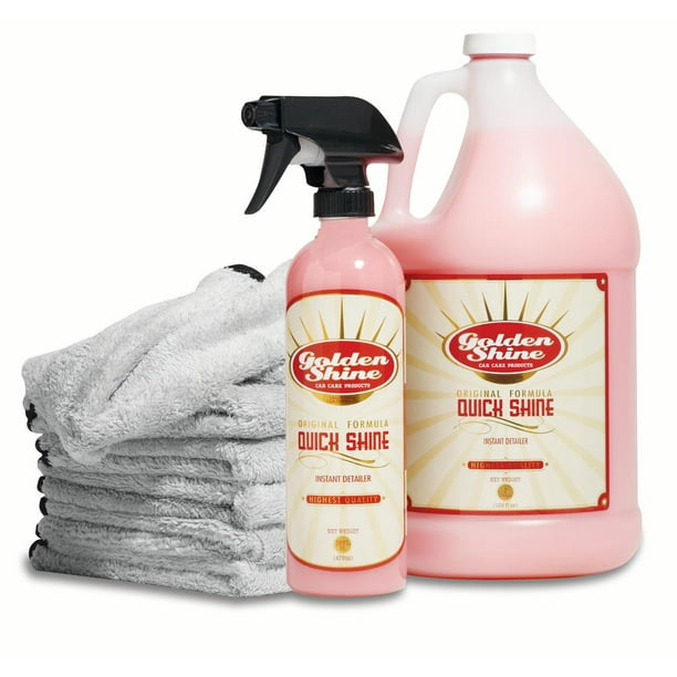 Golden Shine Car Care Quick Shine Premium Auto Detailing Pack GSPC