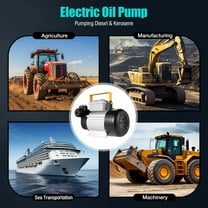 110V AC 16GPM 60L/min Oil Transfer Pump, Electric Self-priming Oil Pump, Fluid Extractor Pump for Diesel