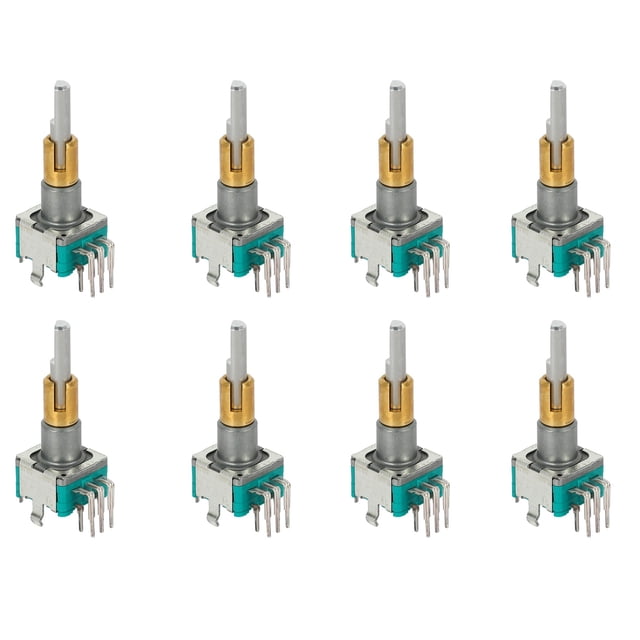 8X EC11EBB24C03 Codeur d'Axe avec Interrupteur 30 Numéro de Positionnement 15 Poignée de Point d'Impulsion 25mm