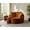Brown, variant on Yardgrace Oversized Round Chair Lounge Chaise Indoor, Deep Seat Cloud Large Circle Sofa Chair, No Assembly Required, Round Compression Couch for Reading, Living Room, Bedroom