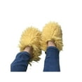 thumbnail image 3 of Fangasis Unisex Warm Shoes Lightweight Booties Slippers Memory Foam Slipper Socks Bedroom Casual House Shoe Yellow 6-7.0, 3 of 5