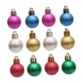 thumbnail image 3 of 12 Uds Adornos de Bolas de Navidad Macarena Adornos Colgantes para Decoración de Navidad, 3 of 8