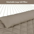thumbnail image 6 of 2 Person Hammock with Spreader Bars, Rope Hammock with Pad for Outside, 450 LBS Weight Capacity, Light Brown, 6 of 6