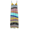 thumbnail image 3 of Bold stripes breezy and beautiful Striped Contemporary world's cute fashion Sleeveless Dress Womens dresses clothes for woman, 3 of 5