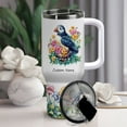 thumbnail image 2 of 40oz Puffin Bird Lover Tumbler – Personalized Stainless Travel Mug with Lid and Straw – Cute Animal Gift Idea for Girls Women Birthday or Christmas Occasion, 2 of 6