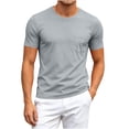thumbnail image 6 of Plus Size Men's Lightweight Mesh Outdoor Running Sports Top, Short Sleeve Breathable Quick Dry Shirt, Solid Color Athletic Active Tee, Pocket Training Gym Workout Hiking Travel, 6 of 9