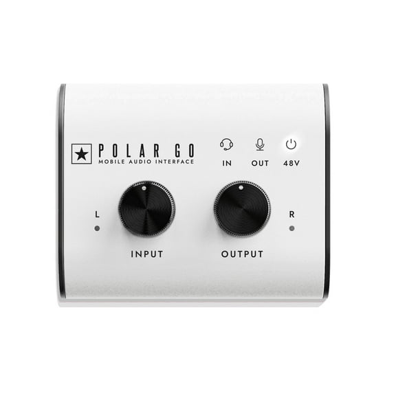 Interfaz de audio móvil Blackstar Polar Go con micrófonos estéreo