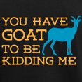 thumbnail image 3 of CafePress - Goat Kidding Me Women's Dark Pajamas - Women's Short Sleeve Print T-Shirt and Pants Dark Cotton Pajama Set, 3 of 7