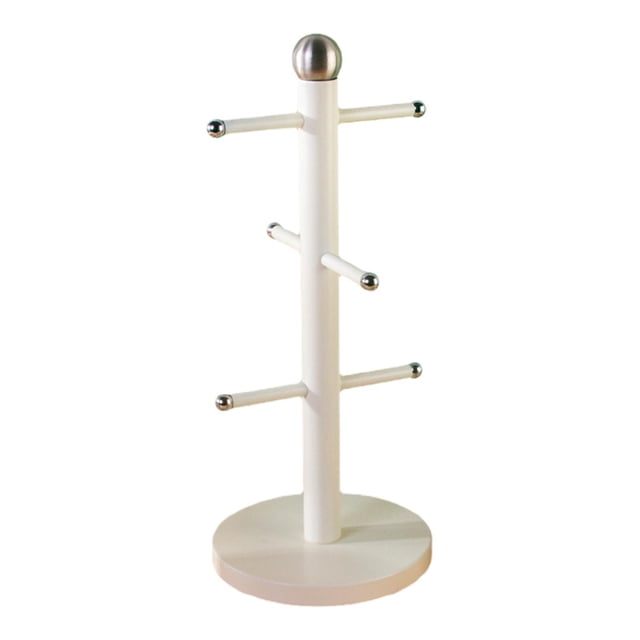 Siruishop Cup Drying Rack Glass Bottle Holder for Cosmetics Baby Bottles Glass Bottles White