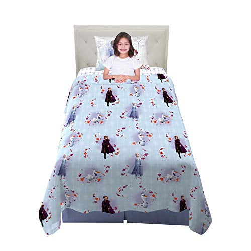 New Disney Frozen Super Soft 3pc Twin Comforter Bedding Set Comforter Sheet Case 
