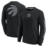 Men's Fanatics Black Toronto Raptors Elements Strive Long Sleeve T-Shirt