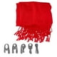 thumbnail image 2 of Pashmina larga fina Chal agradable y ligero Mascada elegantes de colores y para cualquier época del año Rojo CHIC-FANTASY Bufanda para el cuello, 2 of 3