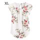 thumbnail image 1 of Camiseta de mujer Jumpingount Top Cuello Blusa de manga corta estampada Blanco AP003086-29, 1 of 6