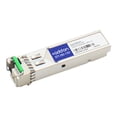thumbnail image 2 of AddOn - SFP (mini-GBIC) transceiver module (equivalent to: Ciena XCVR-040R55) - 100Mb LAN - 100Base-BX - LC single-mode - up to 24.9 miles - 1310 (TX) / 1550 (RX) nm - TAA Compliant, 2 of 4