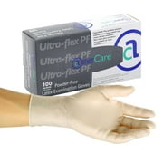 AmerCare Medium Exam Grade Powder-Free Latex Ultra Flex Gloves, Case of 1,000
