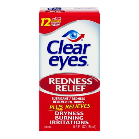 Clear Eyes Redness Relief Eye Drops, 0.5 FL OZ