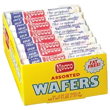 Necco, Assorted Original Candy Wafers, 3 Lbs, 24 Ct