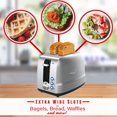 thumbnail image 4 of Brentwood Select Tostadora de Acero Inoxidable con Ranura Extra Ancha de 2 Rebanadas y 850 Vatios, 4 of 5