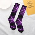 thumbnail image 6 of Womens Halloween Spider Web Knee High Socks Comfy Thermal Boot Long Socks, 6 of 7
