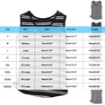 thumbnail image 3 of Aimik Fashion Women's Striped Casual Loose Tank Top Summer Sleeveless V-Neck Comfy Plus Size Tank Tops, 3 of 5