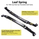 thumbnail image 2 of Yescom Set of 2 Rear Leaf Springs for Club Car Precedent Golf Cart Heavy Duty Dual Action with Bushings, 2 of 7