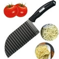 thumbnail image 4 of Jinsinto Wave Slicer, Potato Slicer Multipurpose Vegetable Slicer Ripple Knife Crinkle Cutter, 4 of 5