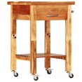 thumbnail image 1 of vidaXL Kitchen Trolley 55x55x89 cm Solid Wood Acacia, 1 of 5