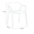 thumbnail image 5 of SILLA ANITA GRIS PVC, 5 of 5