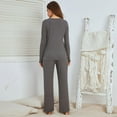 thumbnail image 2 of Pyjama Décontracté à Manches Longues pour Femmes Grande Taille Service à Domicile, 2 of 8