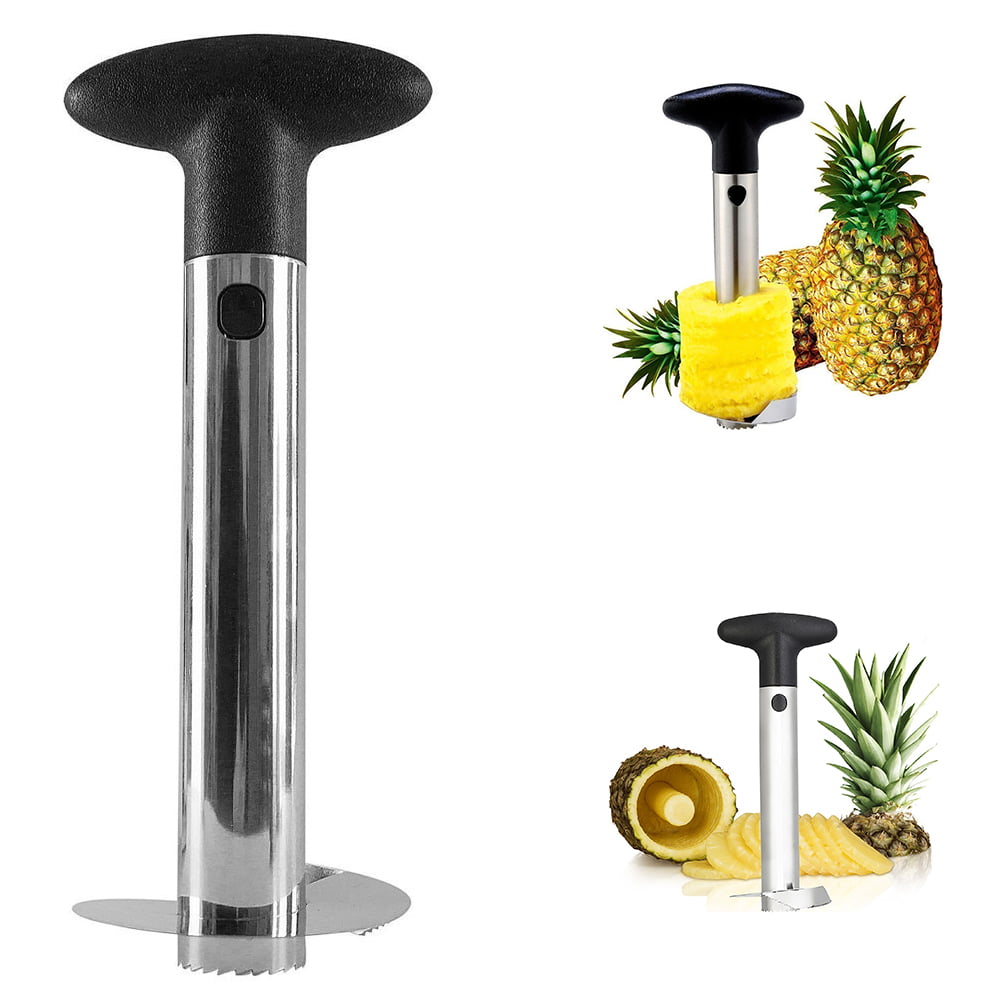 Pineapple Core Slicer and Peeler Cut in Stainless Steel 