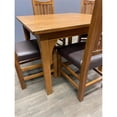 thumbnail image 3 of Crafters and Weavers Arts and Crafts Solid Wood Dining Table Set in Oak, 3 of 4