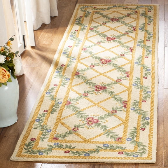 Safavieh Chelsea Thane Bordered Runner Rug, Ivory, 2'6" x 12'