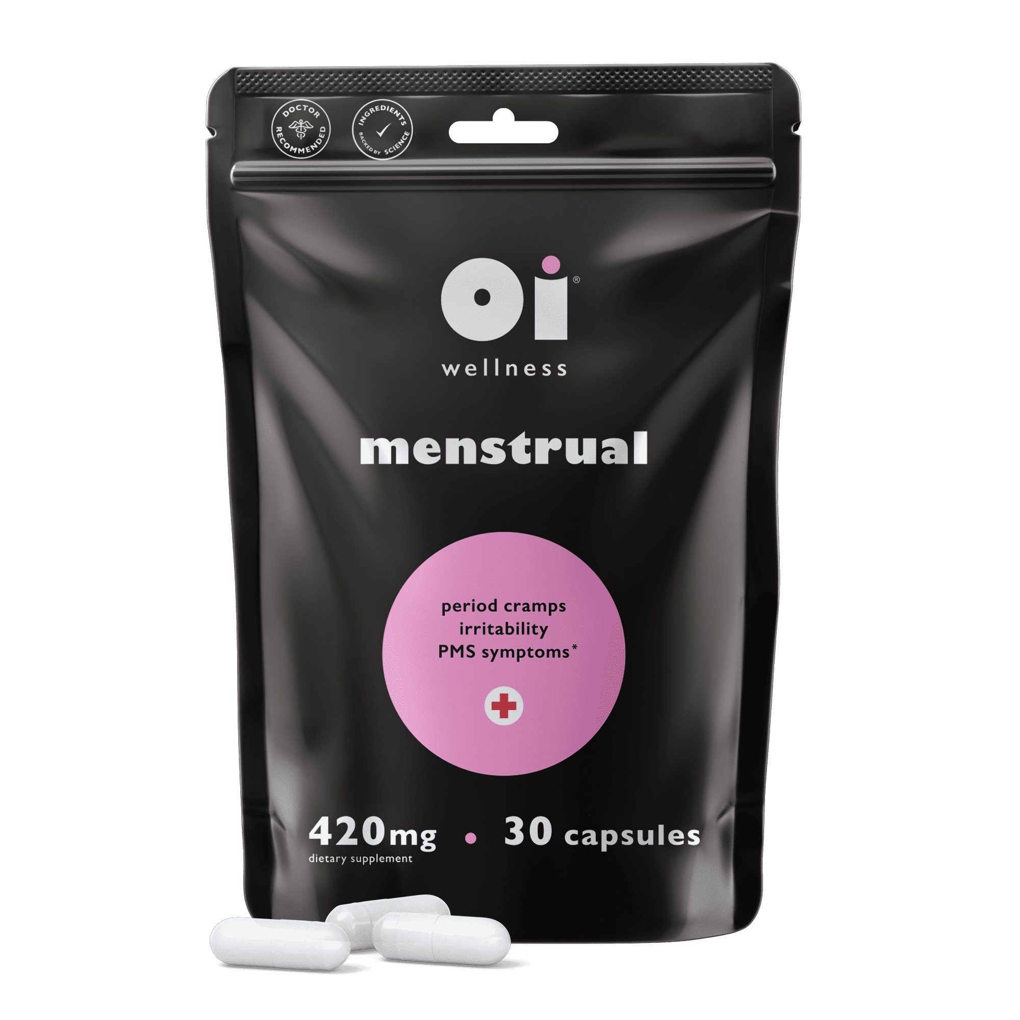 PMS Relief, Menstrual Support for Cramps, Mood Support [Herbal Supplement] [OB/GYN Formulated