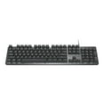 thumbnail image 1 of Logitech K845 Mechanical Illuminated Keyboard,Mechanical Switches, Strong Adjustable Tilt Legs, Full Size, Aluminum Top Case, 104 Keys, USB Corded, Windows (TTC Blue Switches), 1 of 17