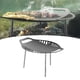 thumbnail image 3 of Stainless Steel Grilling Basket BBQ Tool Durable Multi-Functional Camping Cookware Nonstick Outdoor Grill for Outdoor Picnic Fishing, 3 of 9