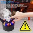 thumbnail image 4 of 12 LED Fog Machine Ultrasonic Nebulizer Mist Maker Water Mist Fogger with Removable Splash Guard EU Plug!zz42, 4 of 5