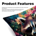 thumbnail image 2 of Raccoon Covers Set of 2 with Velvet Fabric and Unique Patterns for 16x16, 18x18, 20x20 Inch Throw Pillow Inserts, Throw Pillows, Throw Pillow - for Any Occasion, 2 of 6