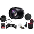thumbnail image 1 of Panasonic Leica DG Nocticron 42.5mm f/1.2 ASPH. POWER O.I.S. Prime Lens, Micro Four Thirds, H-NS043 - Bundle with 64GB Memory Card + UV Filter and More, 1 of 4