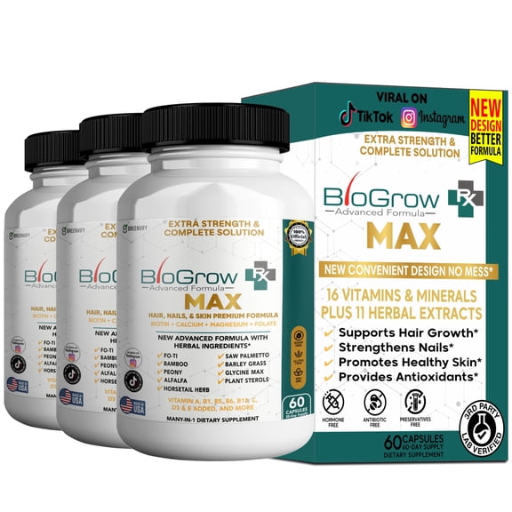 GreenVify BioGrow Advanced Formula Max – Daily Nutrient & Wellness Support Supplement,