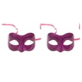 thumbnail image 3 of Qarigey Half Face Retro Elegante Delicado Prom Masquerade Ladies Costume Accesorios Ball Party Decoración Halloween rose red Type2 NO2, 3 of 6