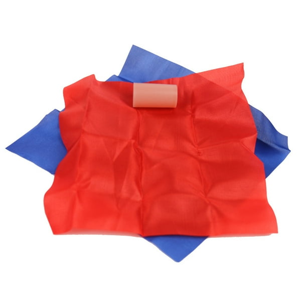 Set de pañuelos mágicos de seda que cambian de color en 4 colores