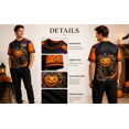 thumbnail image 5 of xunjiayanmaoyi Men's Halloween Print T-Shirt Athletic Holiday Tee Crew Neck Short Sleeve Soft Fabric S-3XL 10 Colors 1PC for Parties Daily Casual Wear Men Adults, 5 of 8