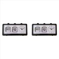 thumbnail image 1 of 2X Reloj Despertador Mecánico Novedad Flip Clock Reloj Digital de Escritorio con Calendario Reloj Decoración del Hogar Decoración Retro, Negro, 1 of 5