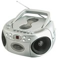 thumbnail image 1 of Sylvania SRCD286-SILVER Portable CD Radio Boom Box, Silver, 1 of 2