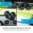 thumbnail image 3 of 12V Electric Car Fan 360 Degree Rotatable Dual Head Car Auto Cooling Air Fan, 2 Speed Car Fans, 3 of 8